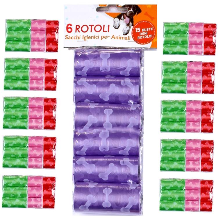 720 PZ SACCHETTI IGIENICI BUSTINE PER BISOGNI ANIMALI ESCREMENTI FECI CANE GATTO